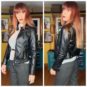Black Biker Jacket